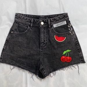 Yishion high rise shorts